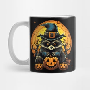 halloween raccoon Mug